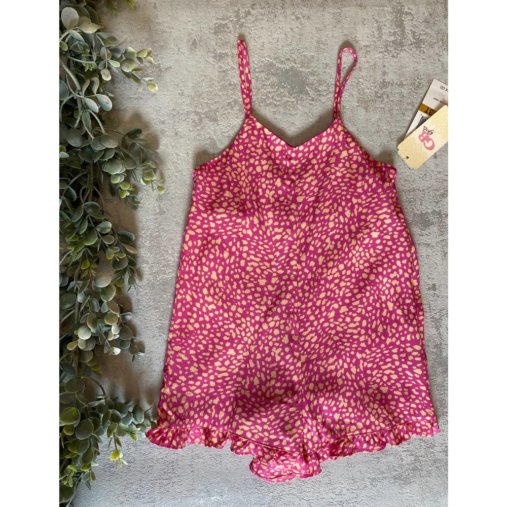 GB Toddler Girl's Modern Chic Print Romper Size 3T
